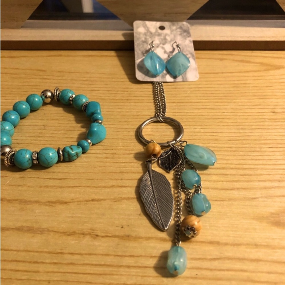 New!! Natural Turquoise Set! - Picture 3 of 8